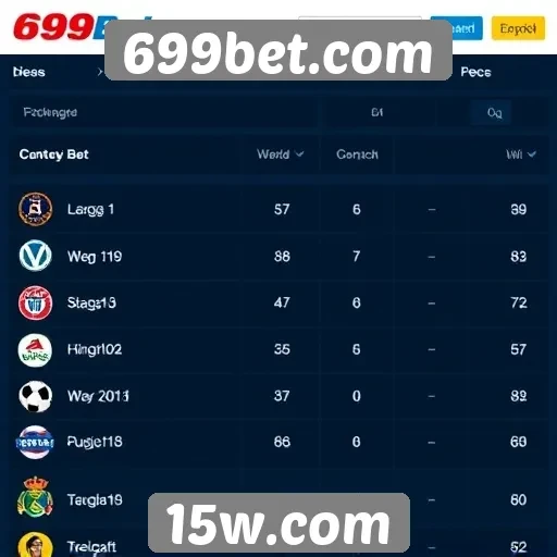 Comparação de odds em 699bet e concorrentes