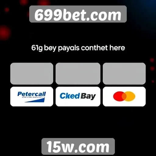 Métodos de pagamento oferecidos por 699bet